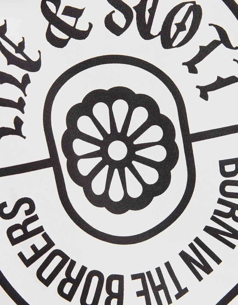 Graphic Badge Cotton Hoodie