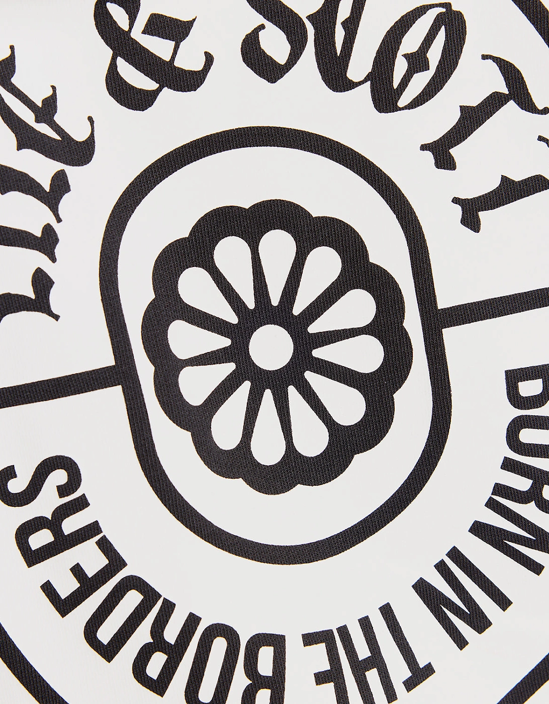 Graphic Badge Cotton Hoodie