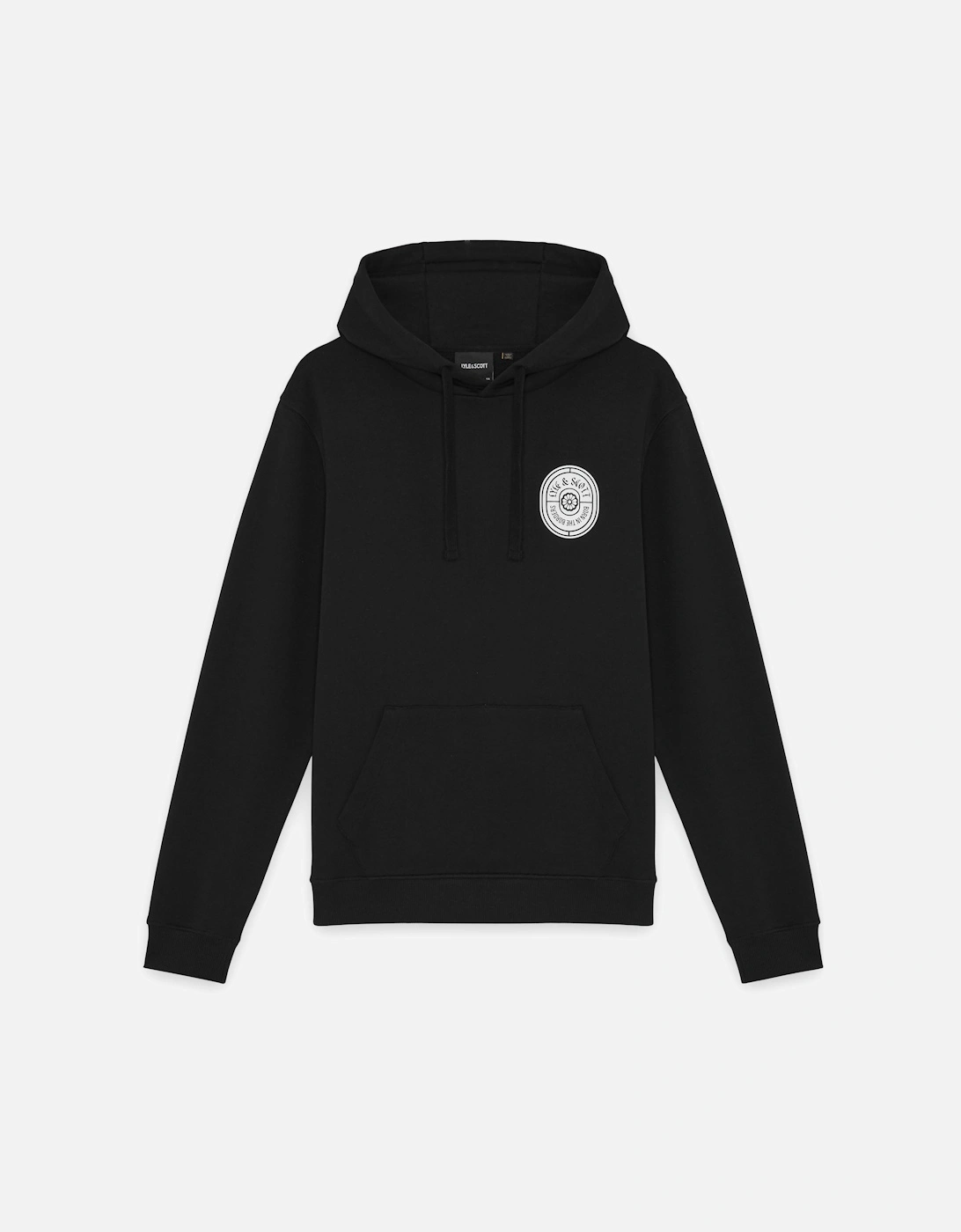 Graphic Badge Cotton Hoodie