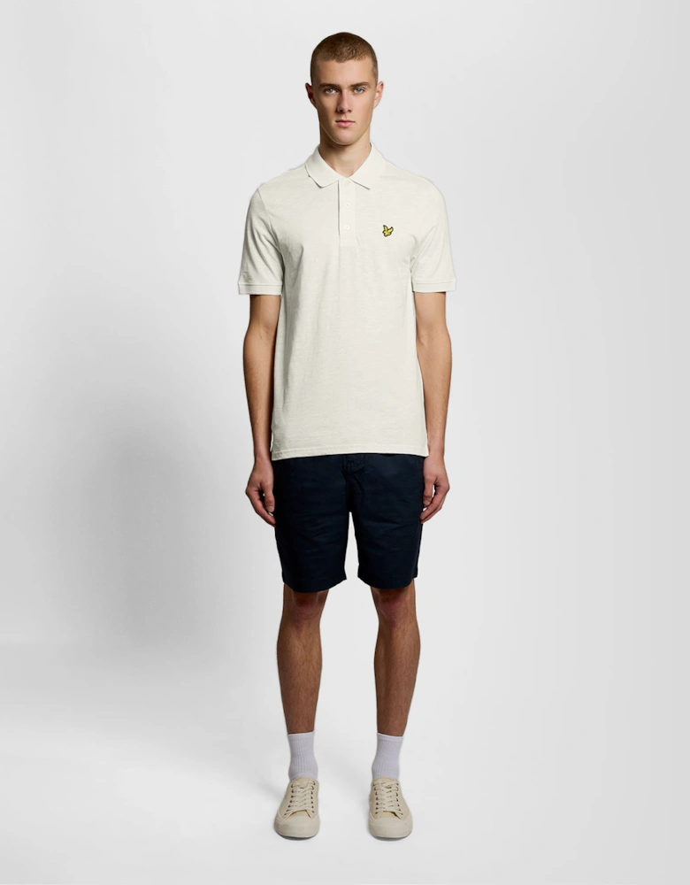 Fine Cotton Slub Polo Shirt
