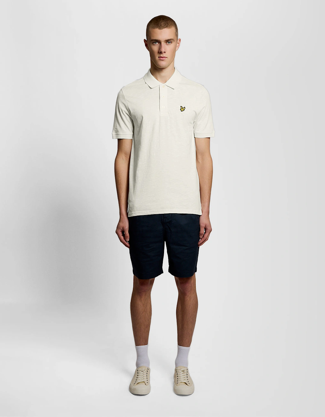 Fine Cotton Slub Polo Shirt