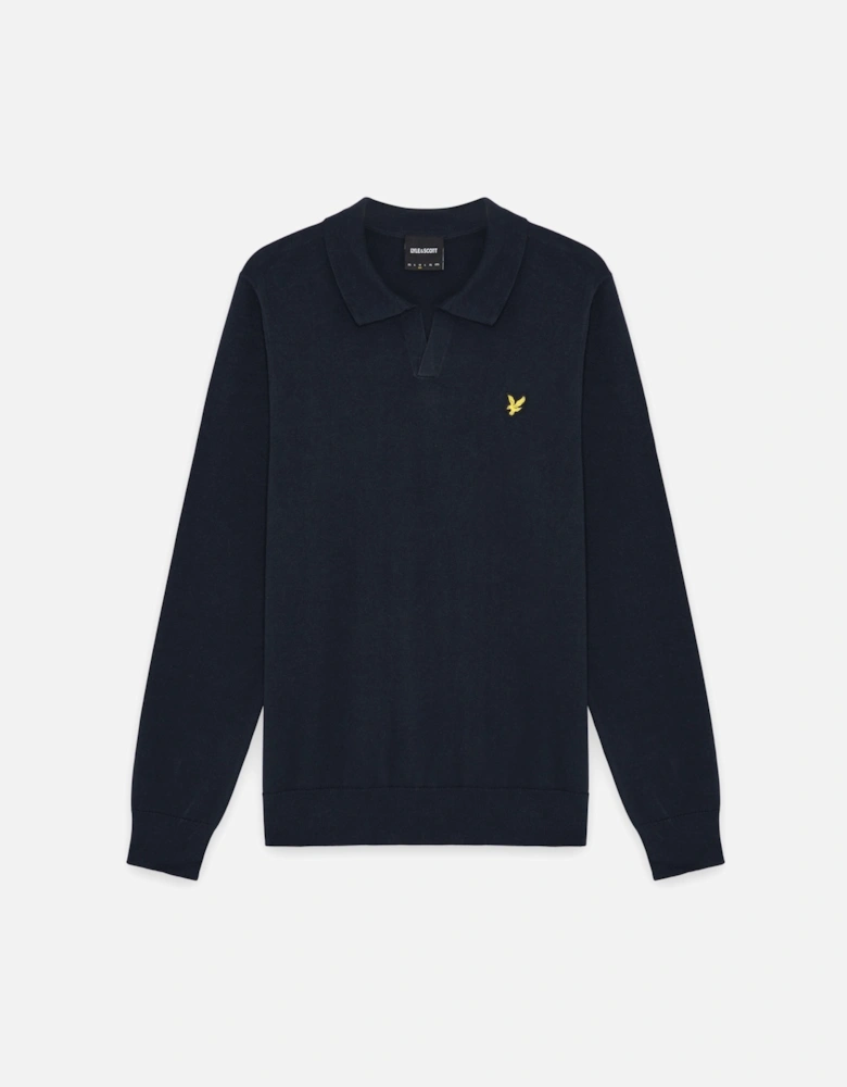 Cotton Polo-Collar Jumper