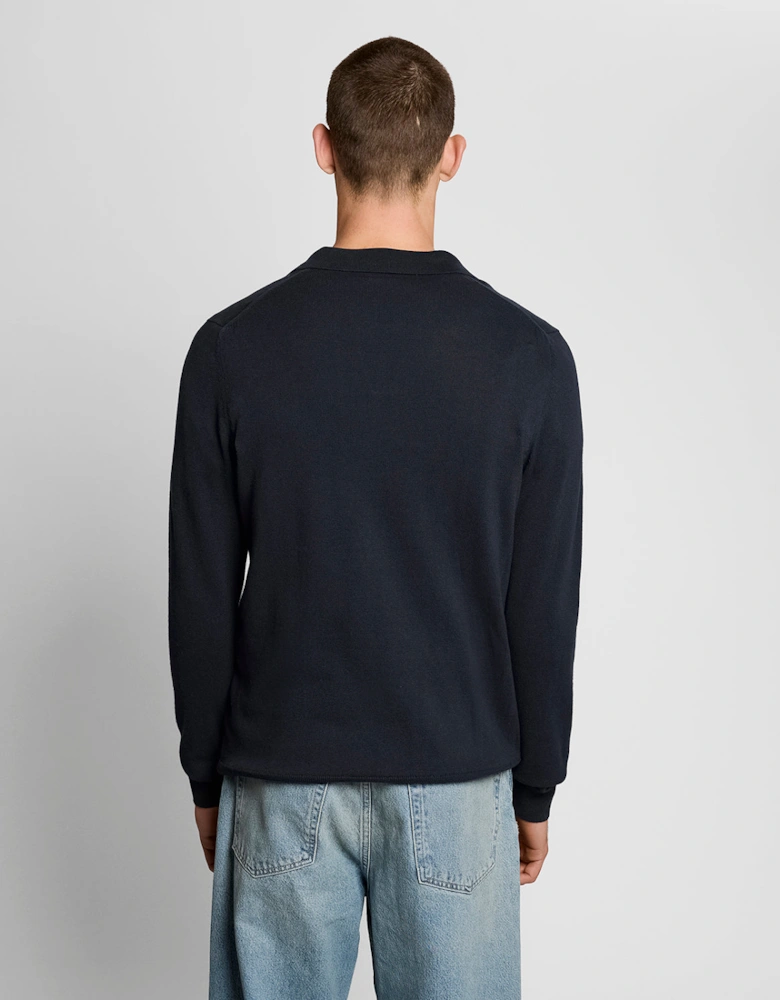 Cotton Polo-Collar Jumper