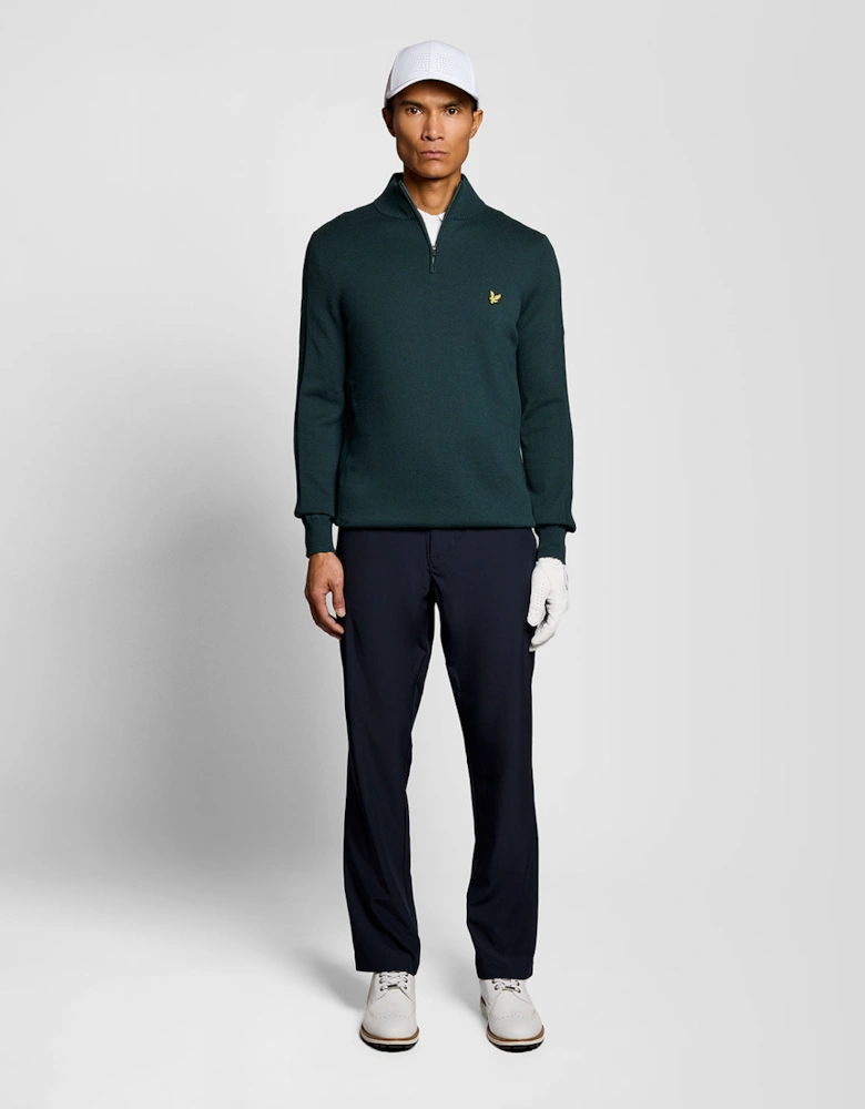 Cotton Blend 1/4 Zip Jumper