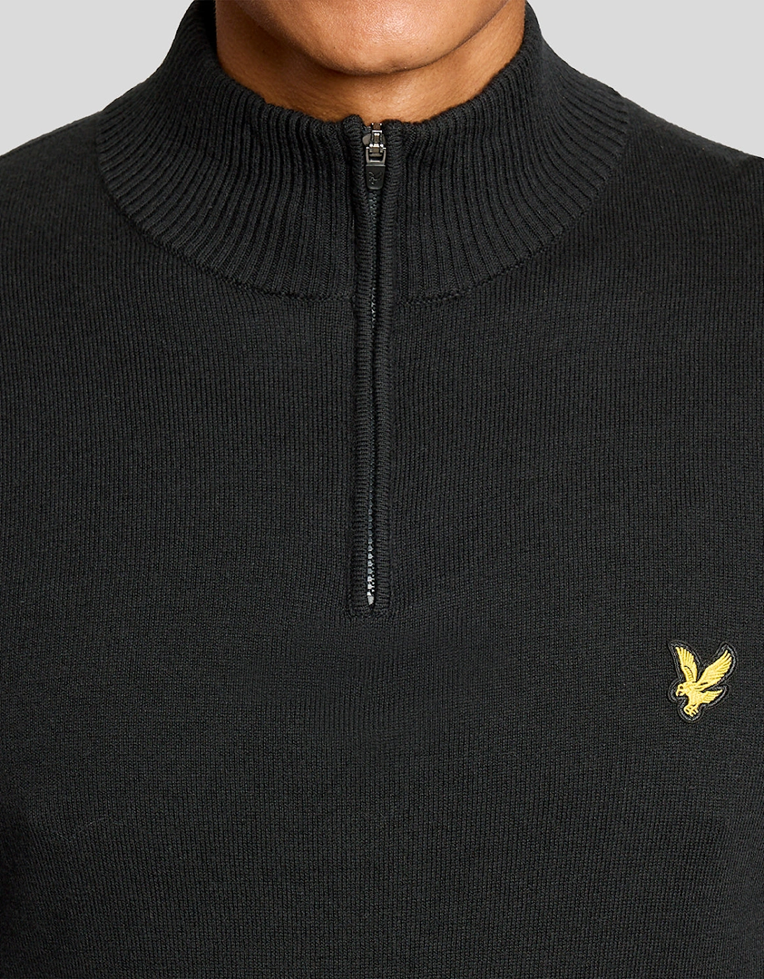 Cotton Blend 1/4 Zip Jumper