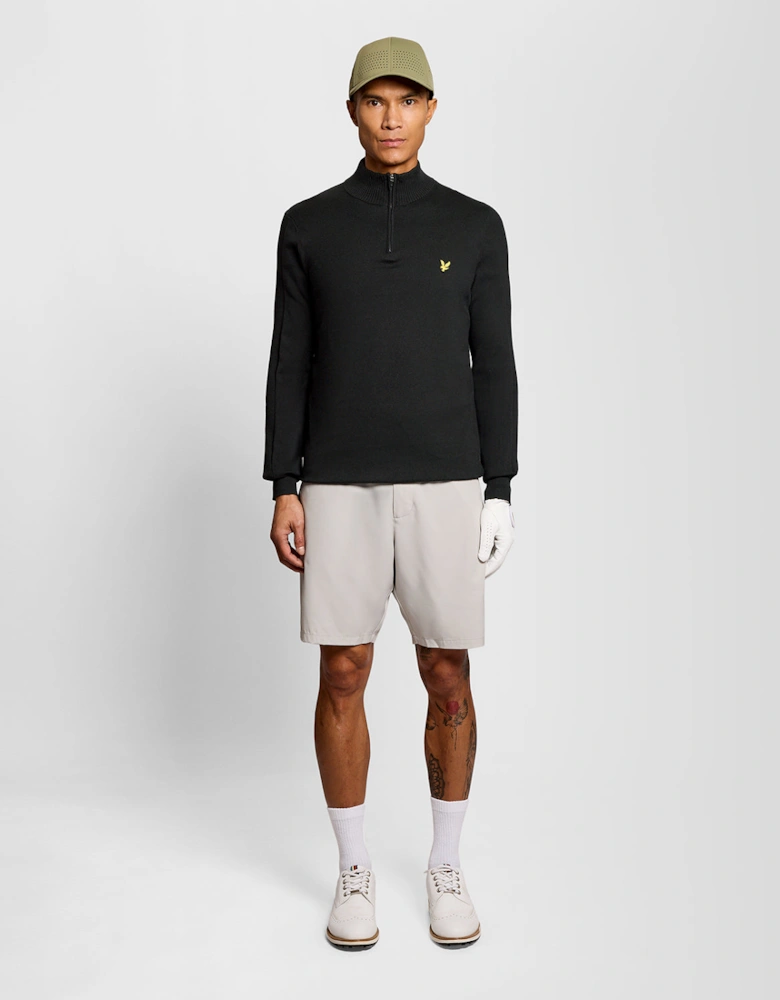 Cotton Blend 1/4 Zip Jumper