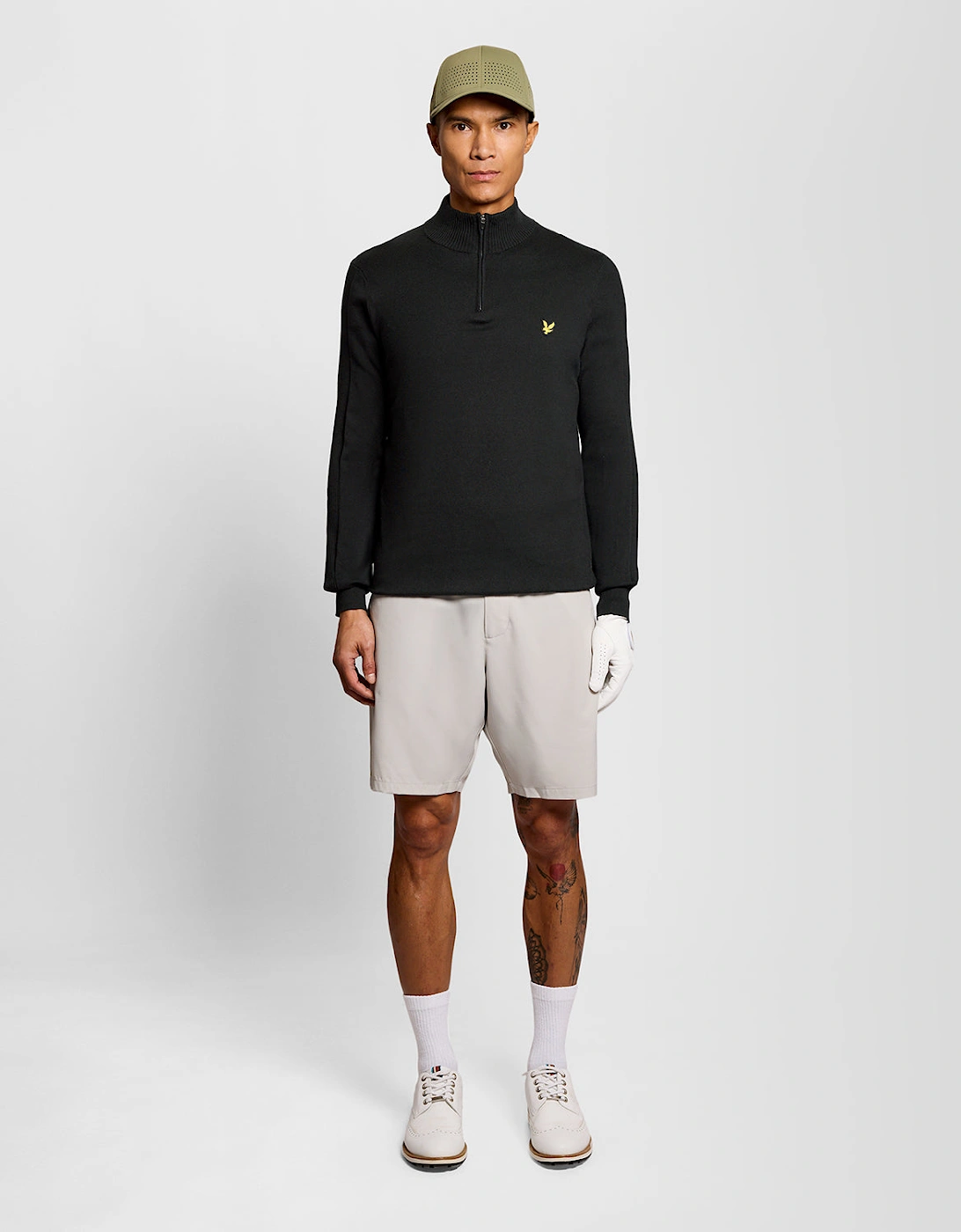 Cotton Blend 1/4 Zip Jumper