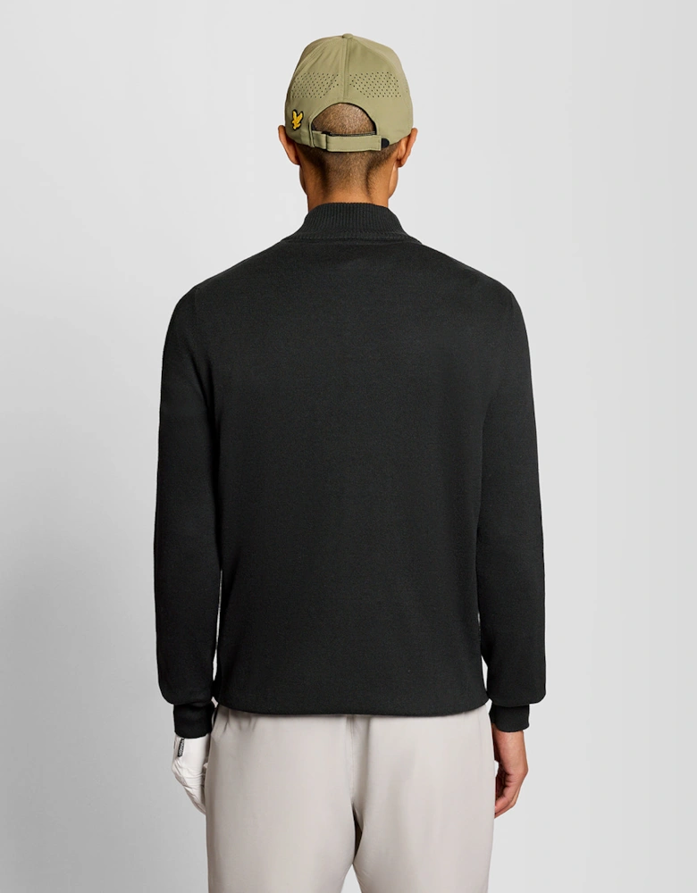 Cotton Blend 1/4 Zip Jumper