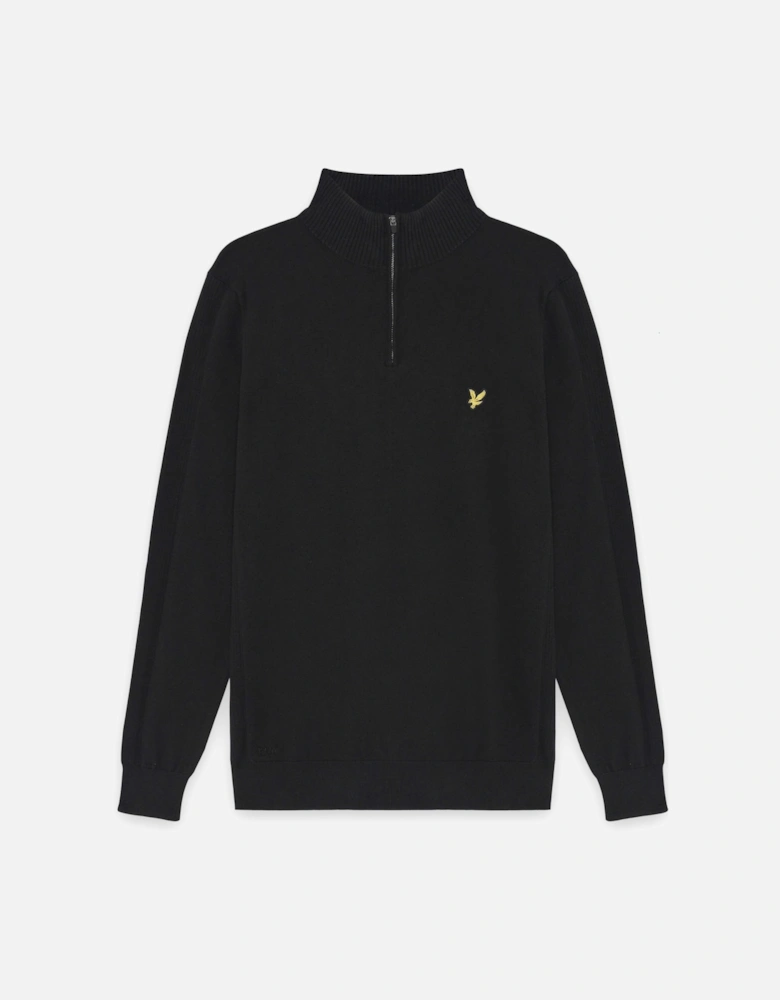 Cotton Blend 1/4 Zip Jumper