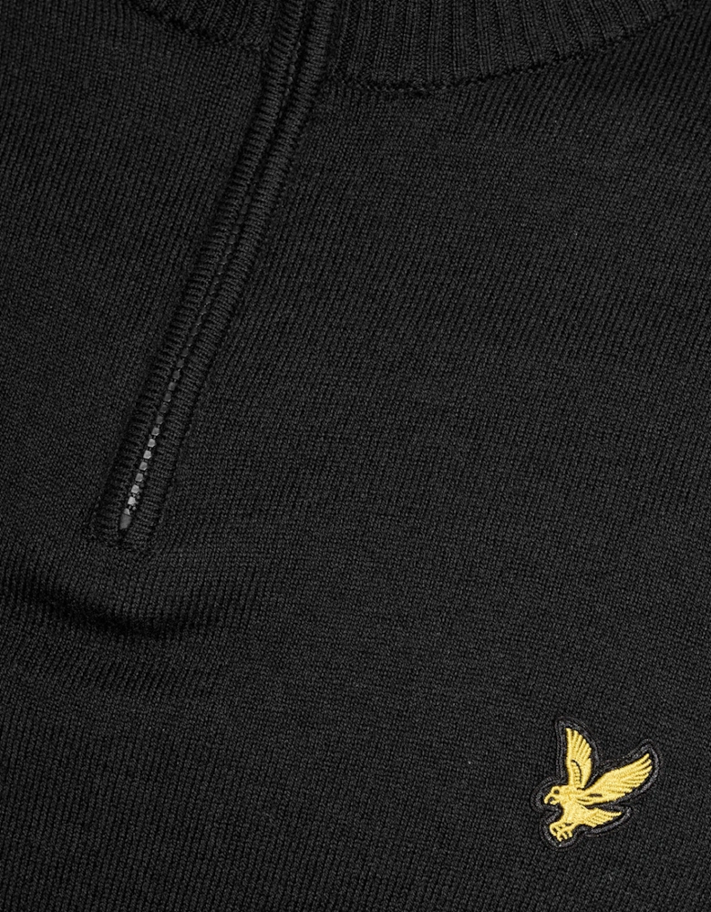 Cotton Blend 1/4 Zip Jumper