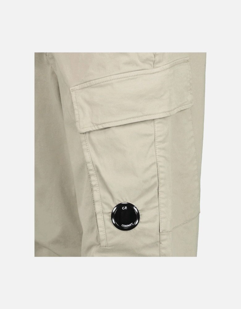 Stretch Satin Lens Cargo Pants