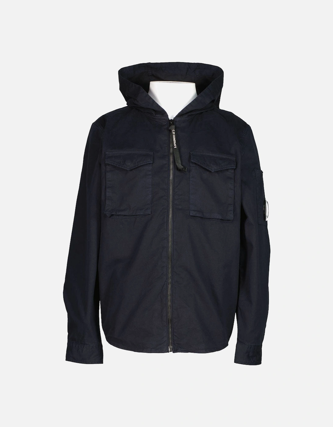 C.P. Junior Hooded Gabardine Lens Overshirt, 4 of 3