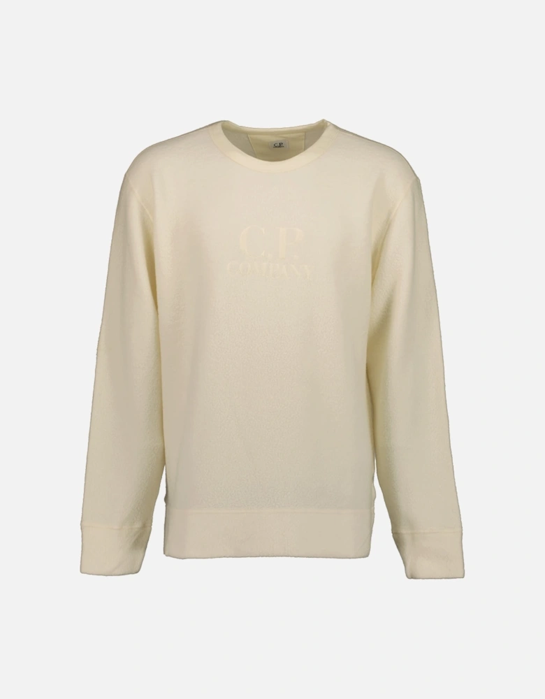 Wool Polar Fleece Logo Sweat