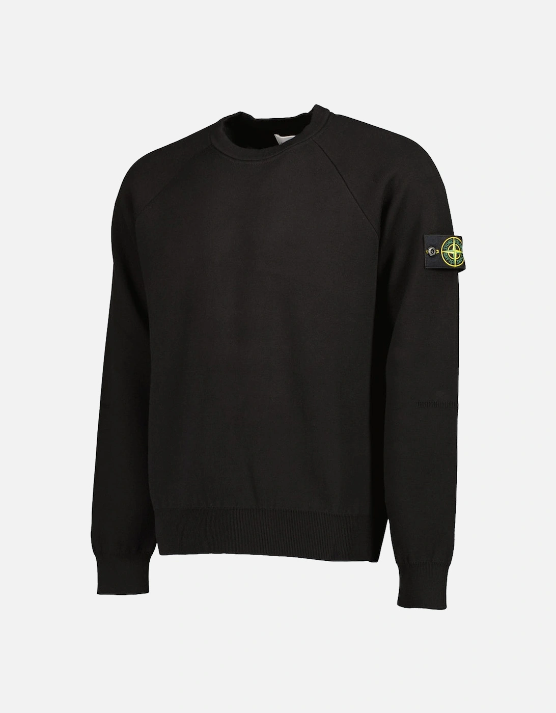 Cotton Crewneck Knitted Sweatshirt