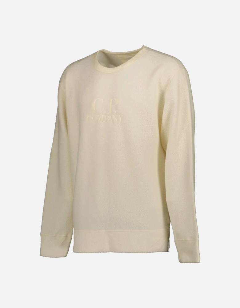 Wool Polar Fleece Logo Sweat