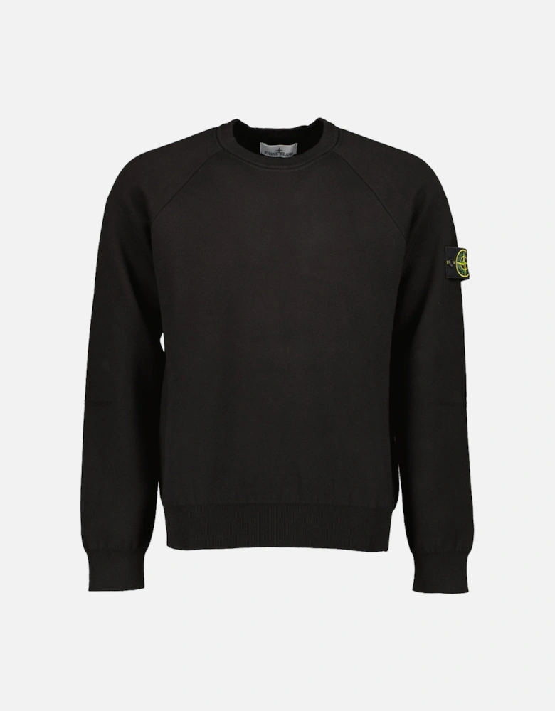 Cotton Crewneck Knitted Sweatshirt