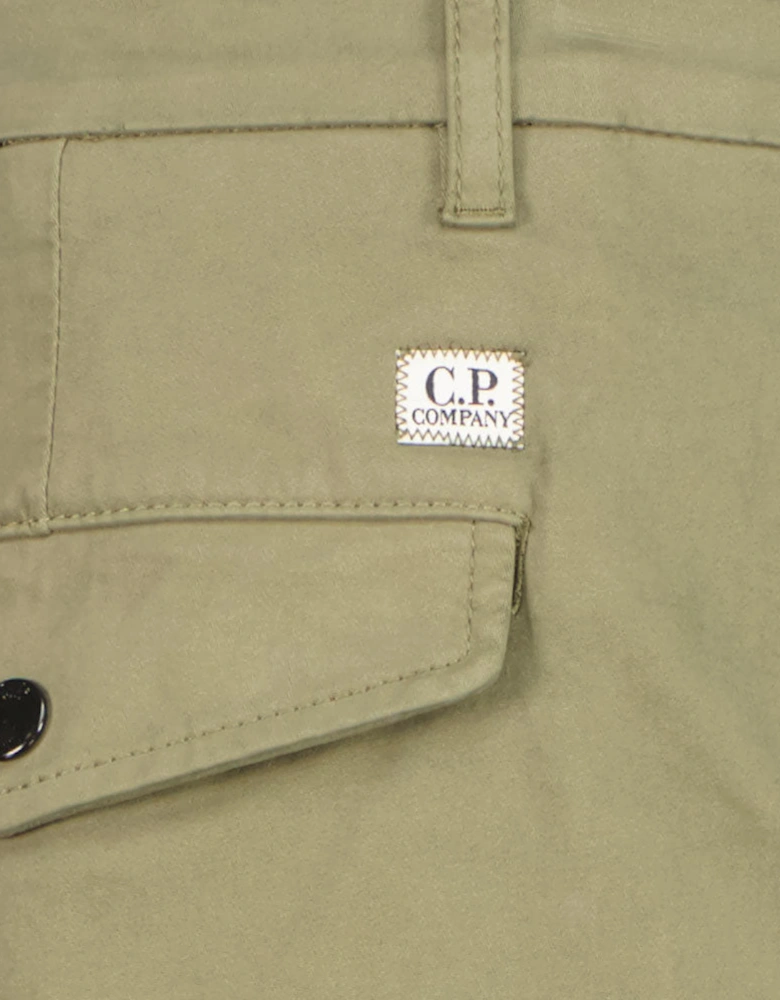 Loose Fit Stretch Satin Trousers