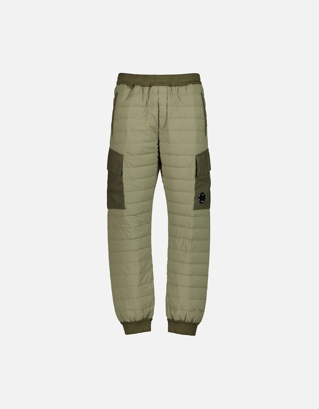 Cp Company Men's Grey Down Quilted Lens Bottoms - Size: 34