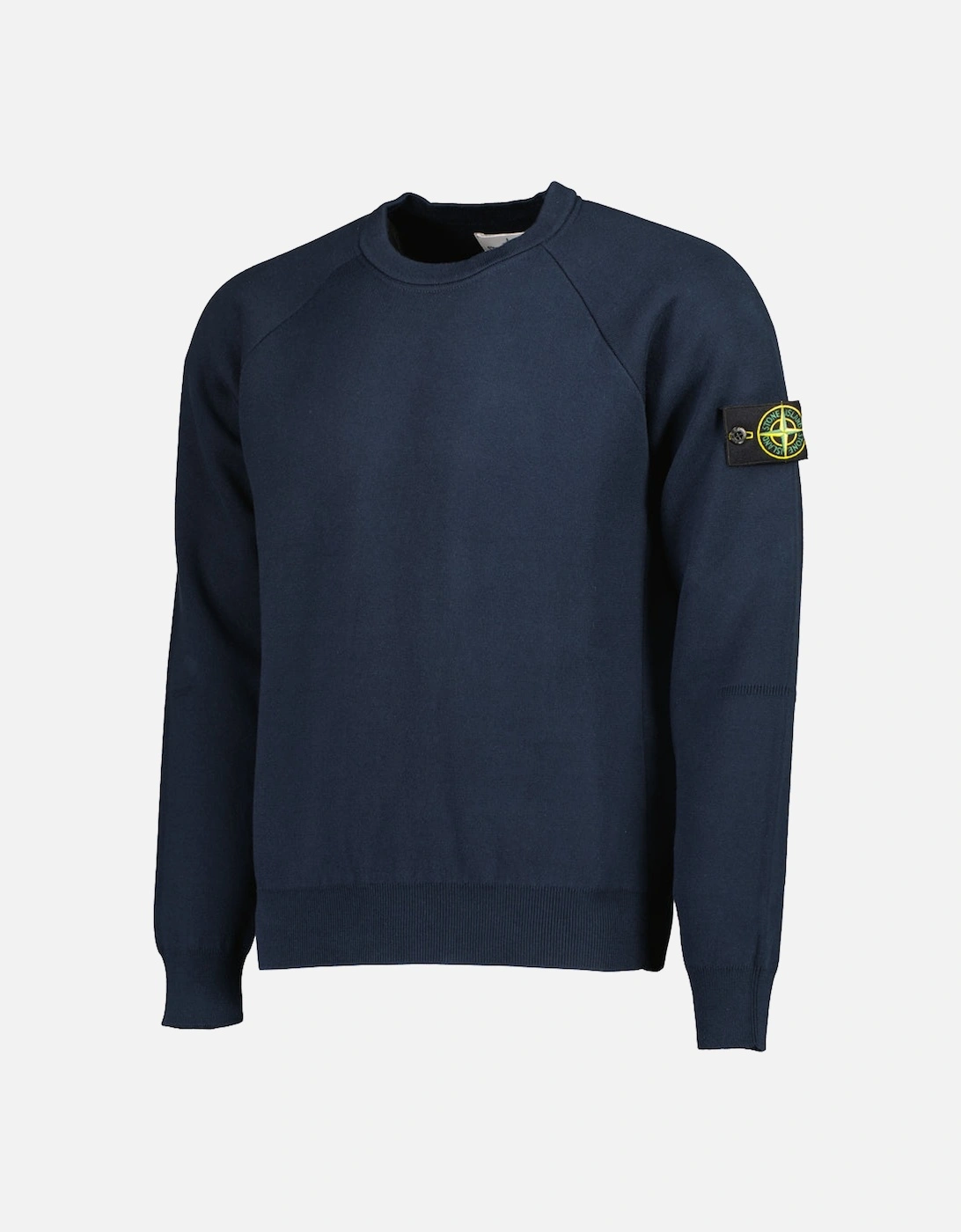 Cotton Crewneck Knitted Sweatshirt