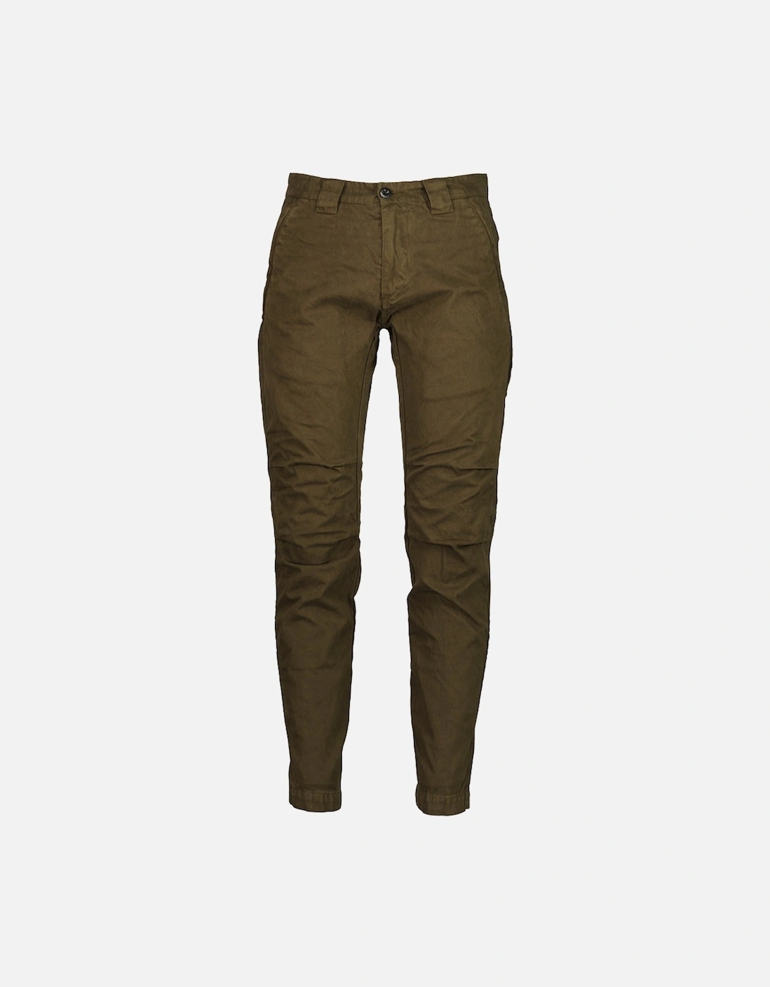 Cp Company Men's Green Military Twill Logo Patch Trousers  28 28W
