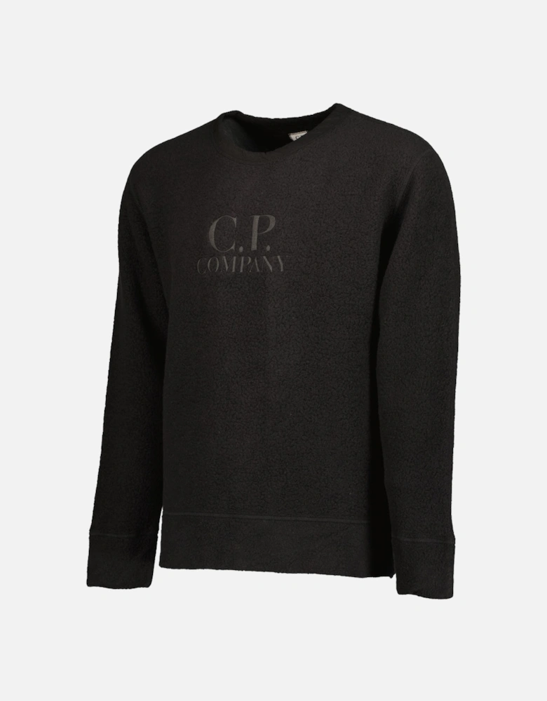 Wool Polar Fleece Logo Sweat