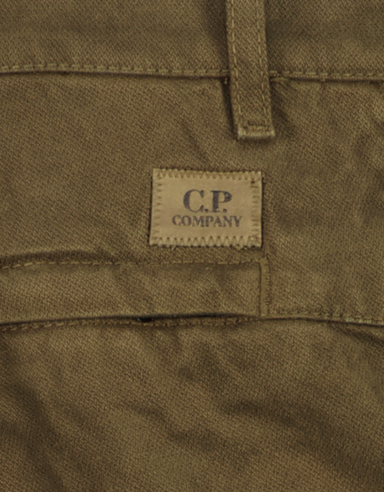Military Twill Logo Patch Trousers