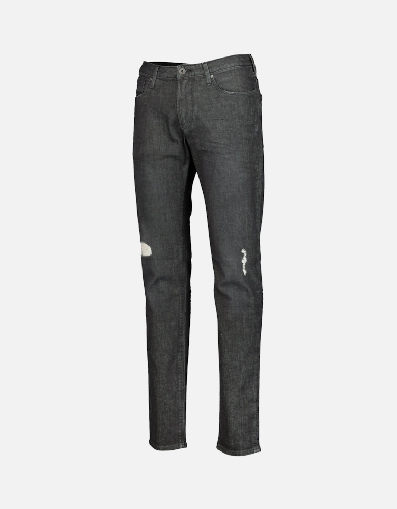 'J06' Distressed Slim Fit Jeans