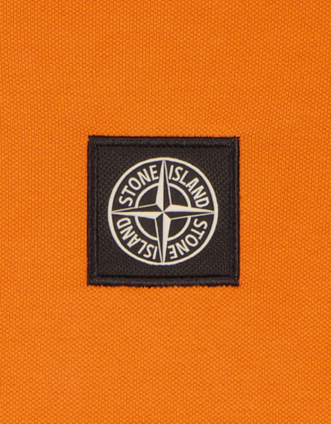 Patch Logo Stretch Piqué Polo Shirt