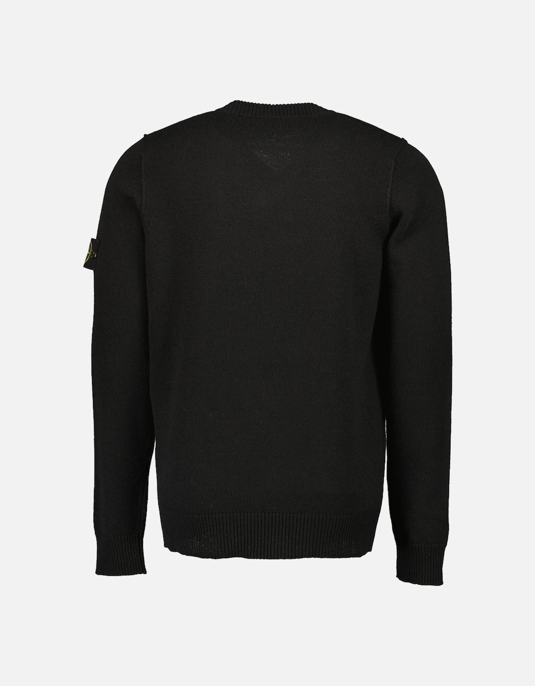 Lambswool V-Neck Knitted Sweatshirt