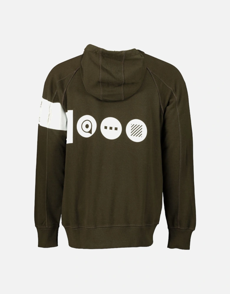 C.P. Hooded Text Print Sweatshirt