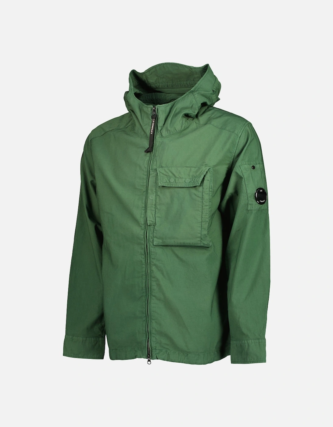 Ottoman Zip Up Lens Overshirt