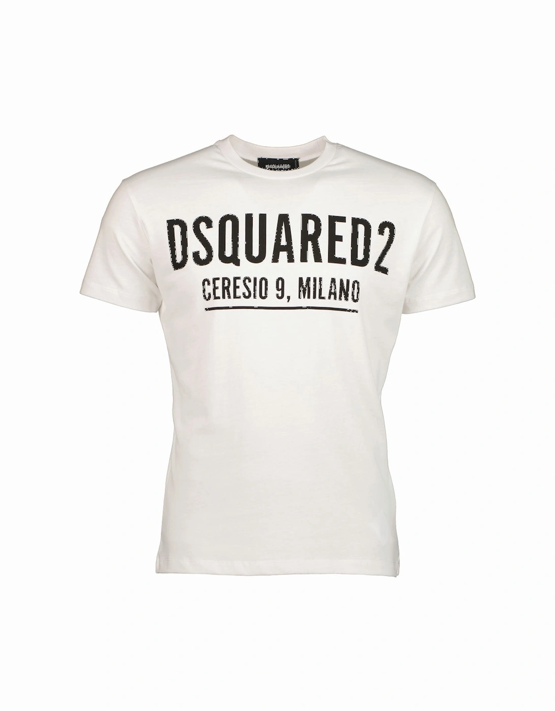 Dsquared2 Men's White Ceresio 9 Milano T-Shirt  40 L