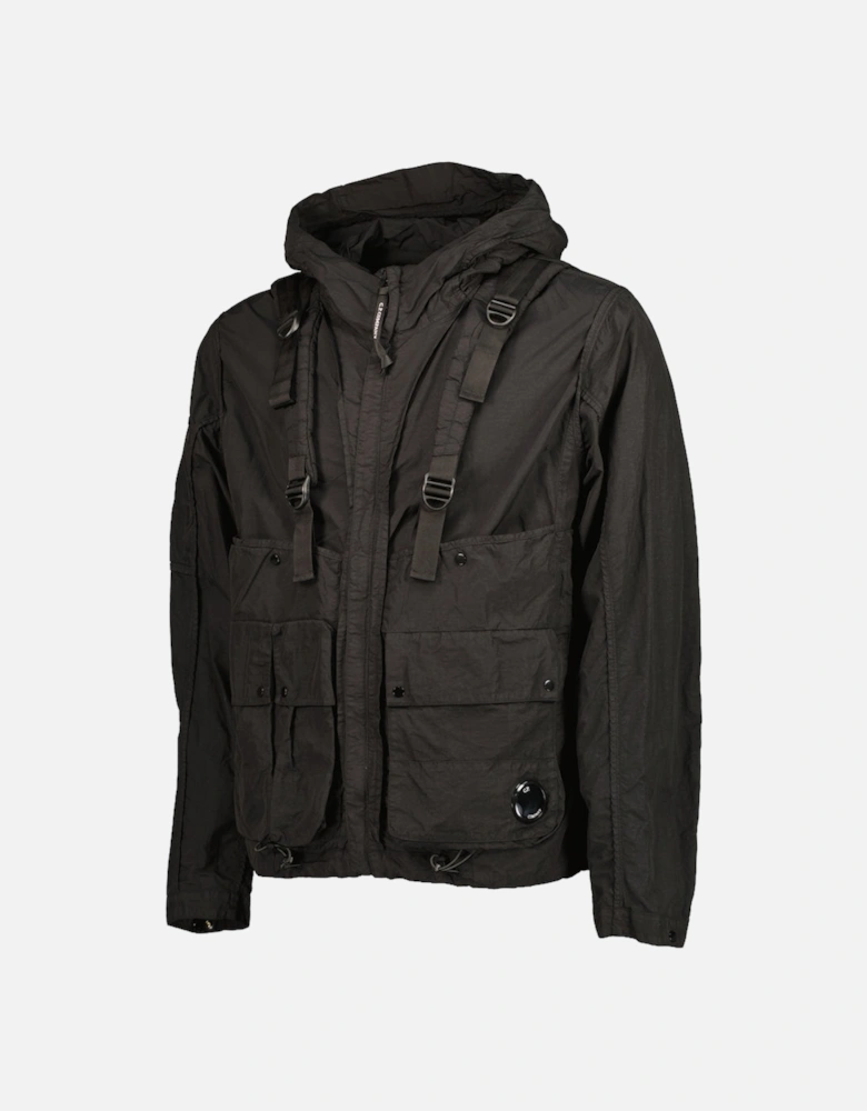 Flatt Nylon Reversible Hooded Lens Jacket
