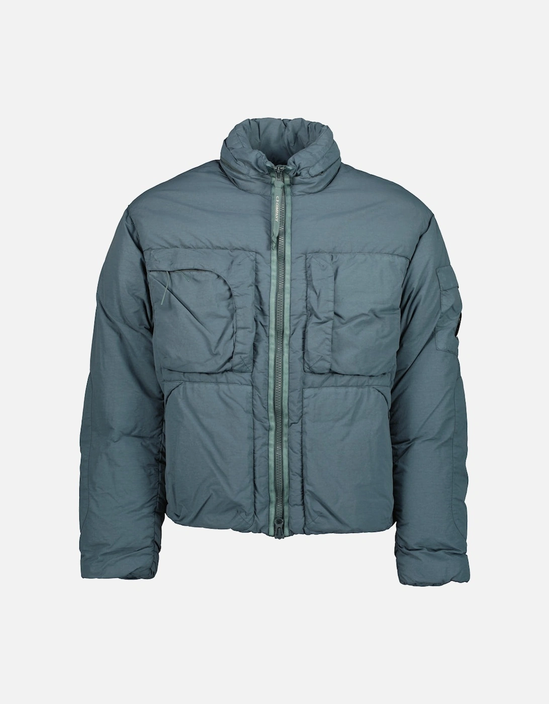 Cp Company Men's Blue Flatt Nylon Down Lens Jacket  Regular/34 Xs