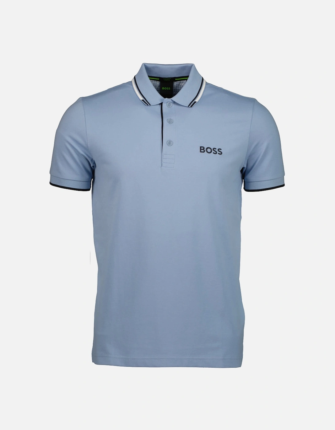 Hugo Boss Men's Blue Paddy Pro Embroidered Logo Polo  36 S