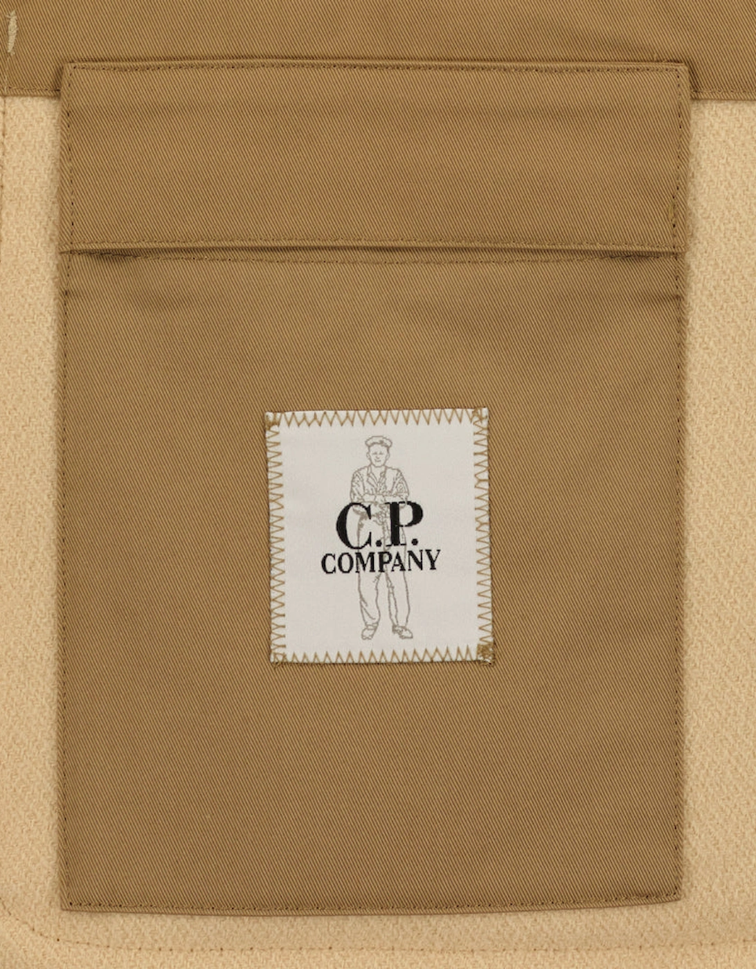 Hooded Cuff Logo Duffel Coat