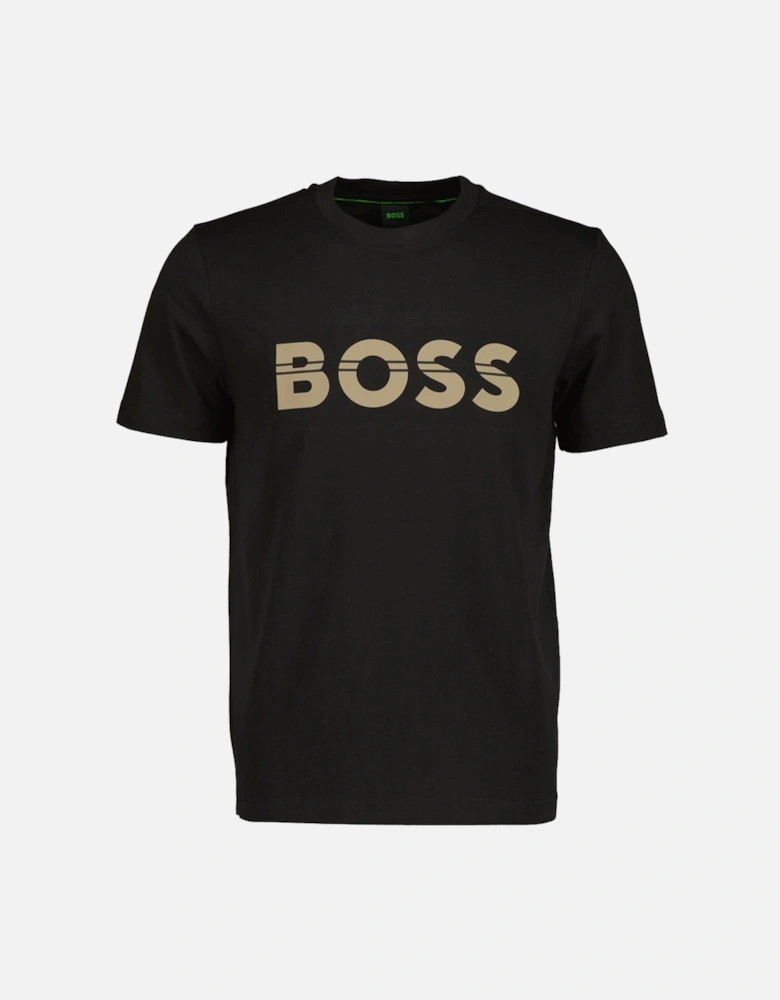 Cotton-Jersey Rubber Print Logo T-Shirt