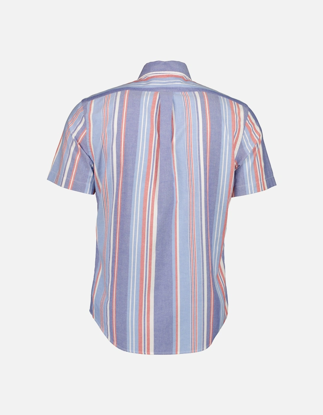 Short Sleeve Stripe Print Shirt