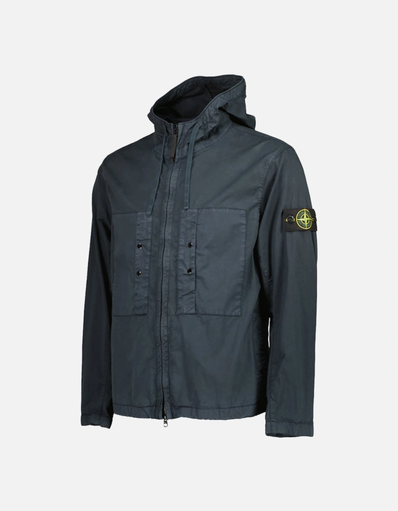 Supima Cotton Twill Hooded Jacket