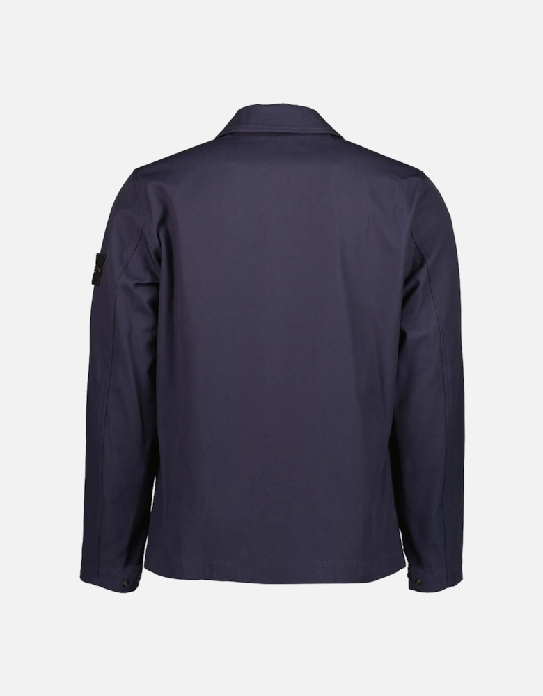 Panama Cotton Zipped Overshirt