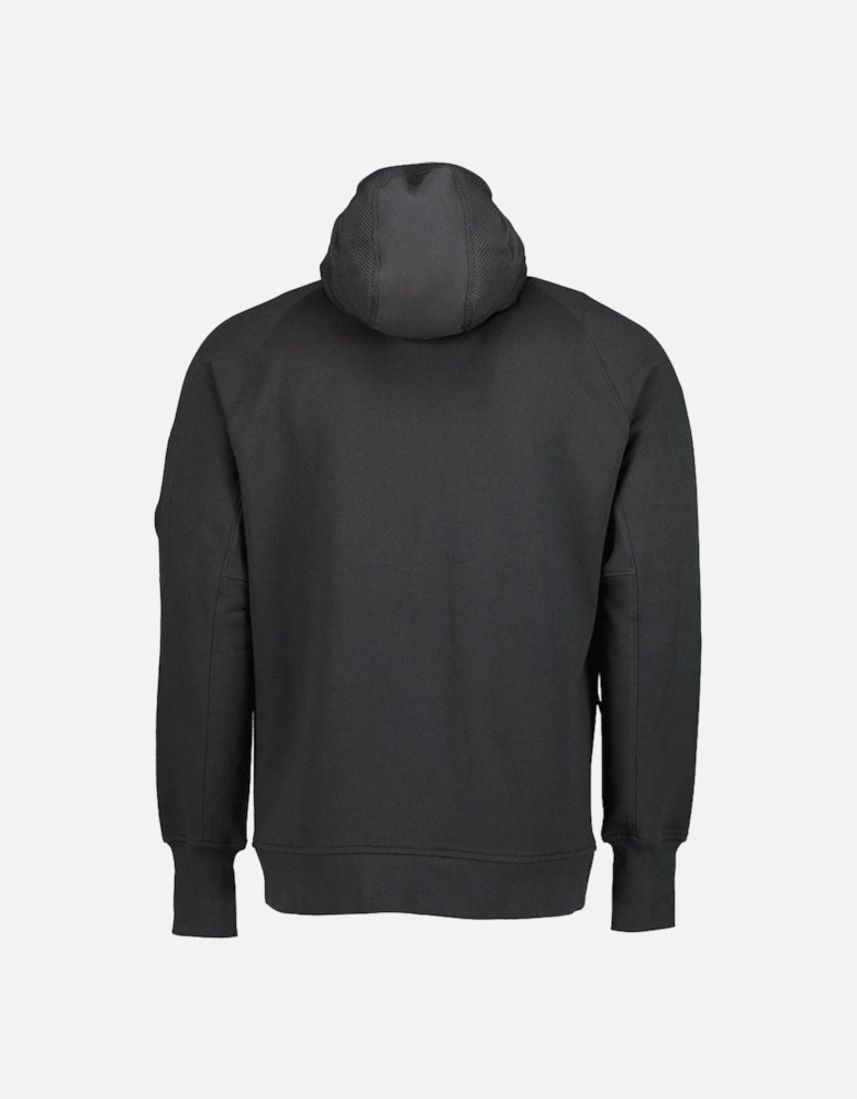 C.P. High Neck Zip Up Lens Hoodie