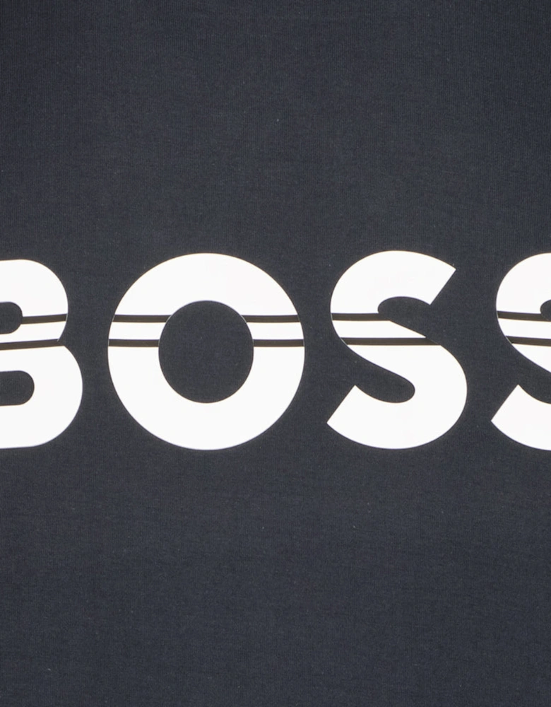 Cotton-Jersey Rubber Print Logo T-Shirt