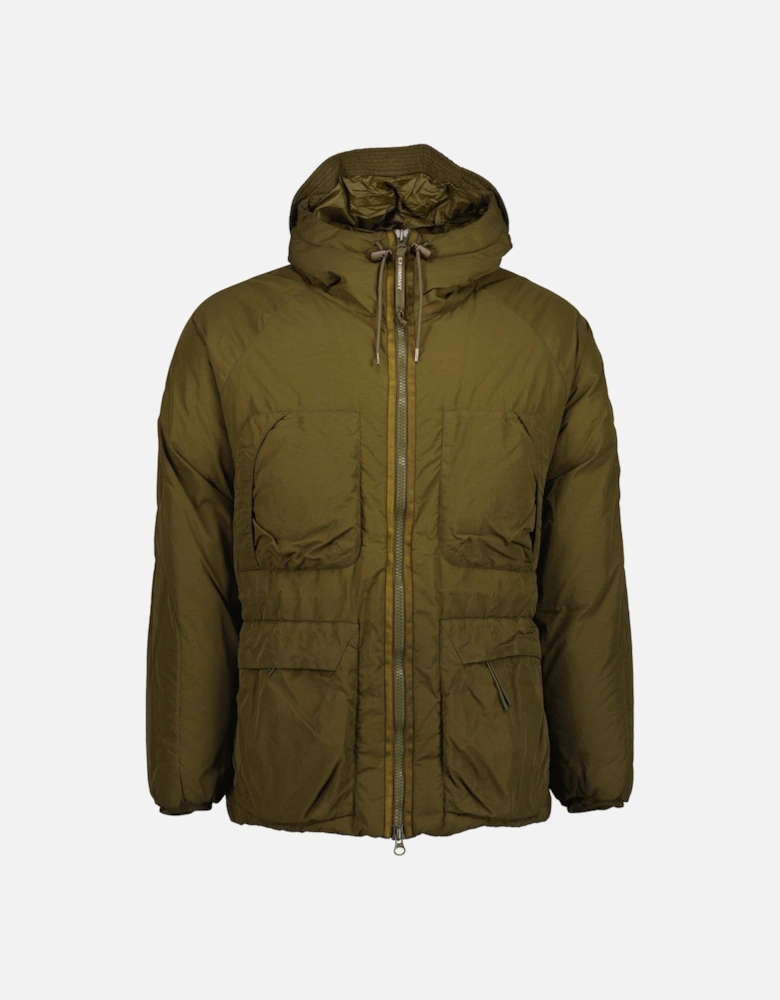 Long Flatt Nylon Down Lens Jacket