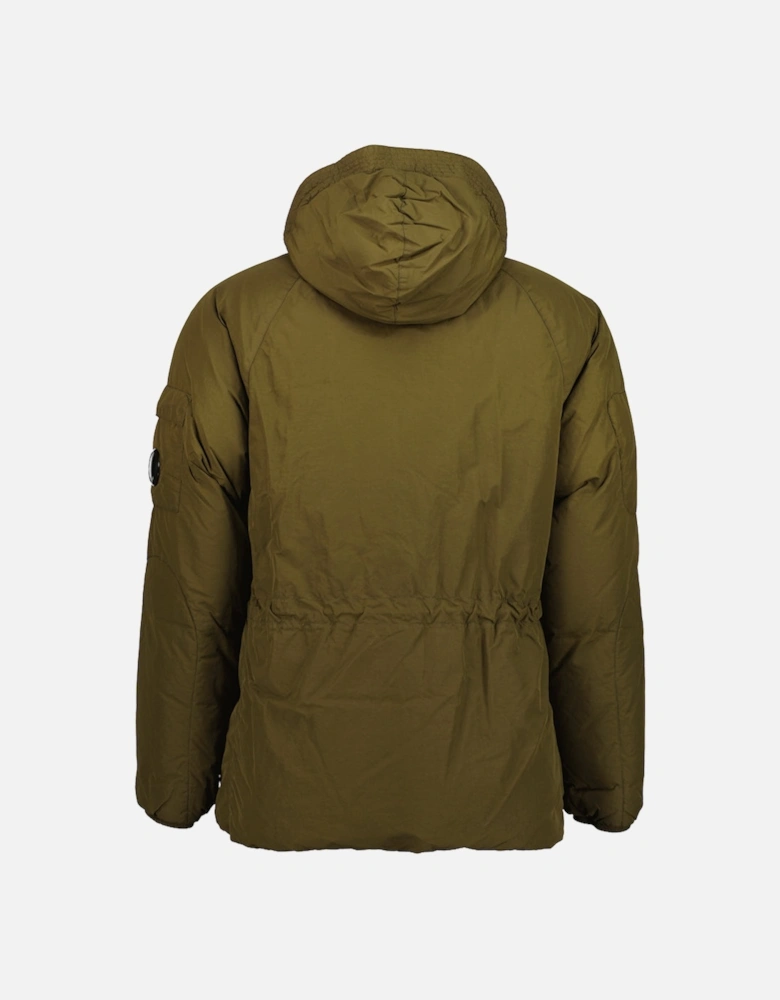 Long Flatt Nylon Down Lens Jacket