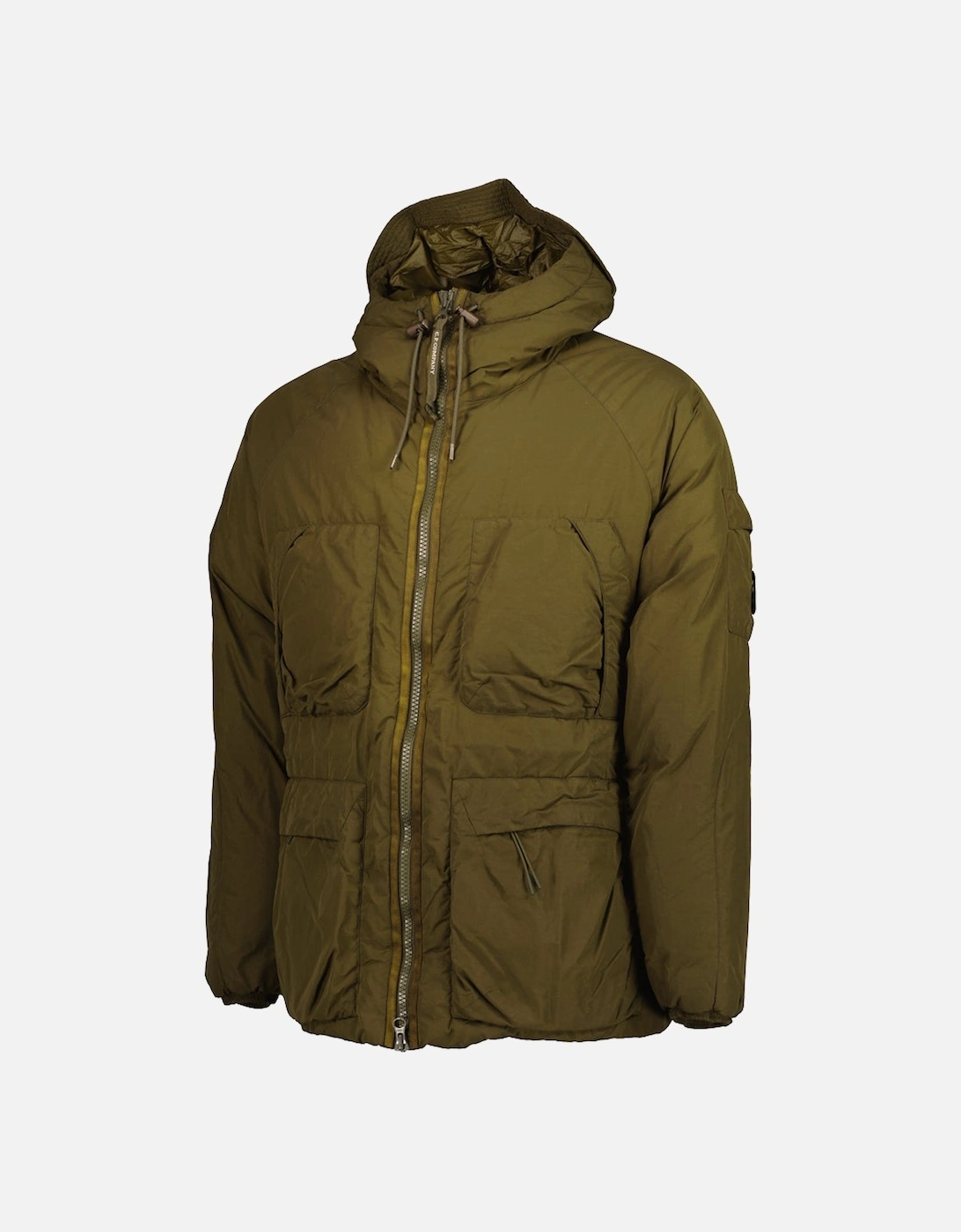 Long Flatt Nylon Down Lens Jacket