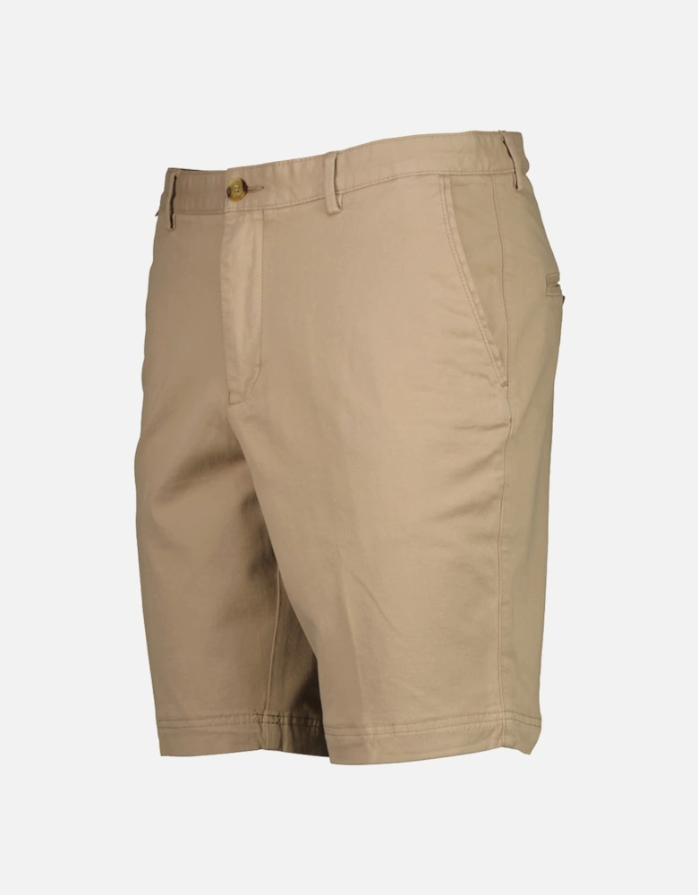 Slim Fit Stretch Gabardine Shorts