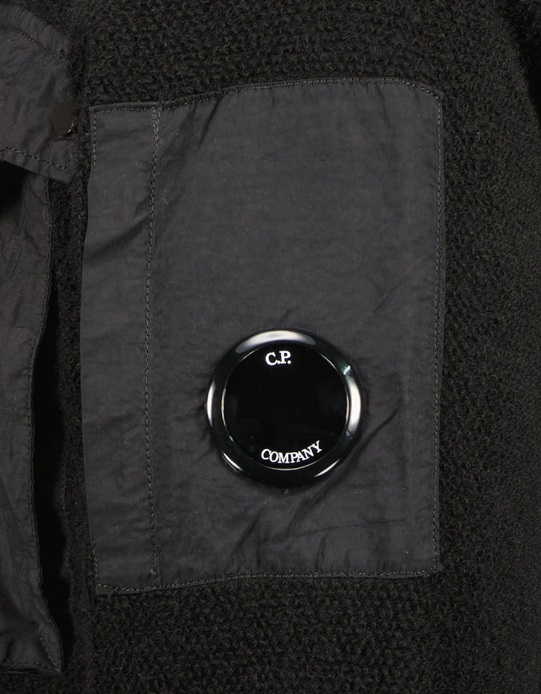 Lambswool Half Zip Lens Hoodie