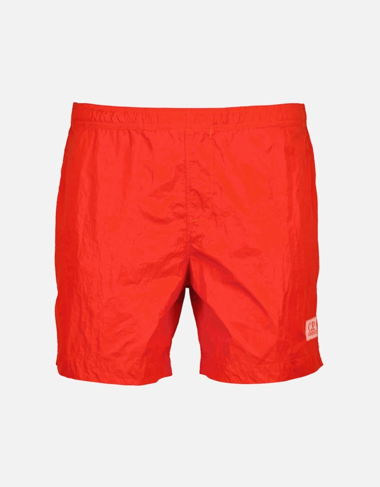 Chrome Boxer Swim Shorts