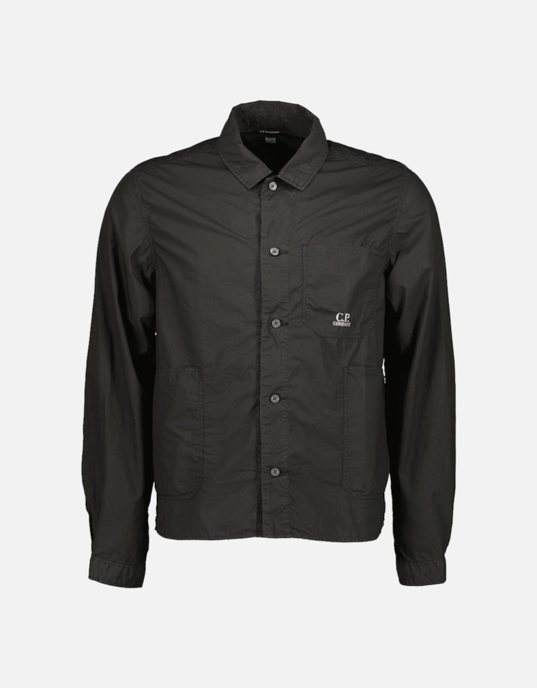 Popeline Embroidered Logo Shirt