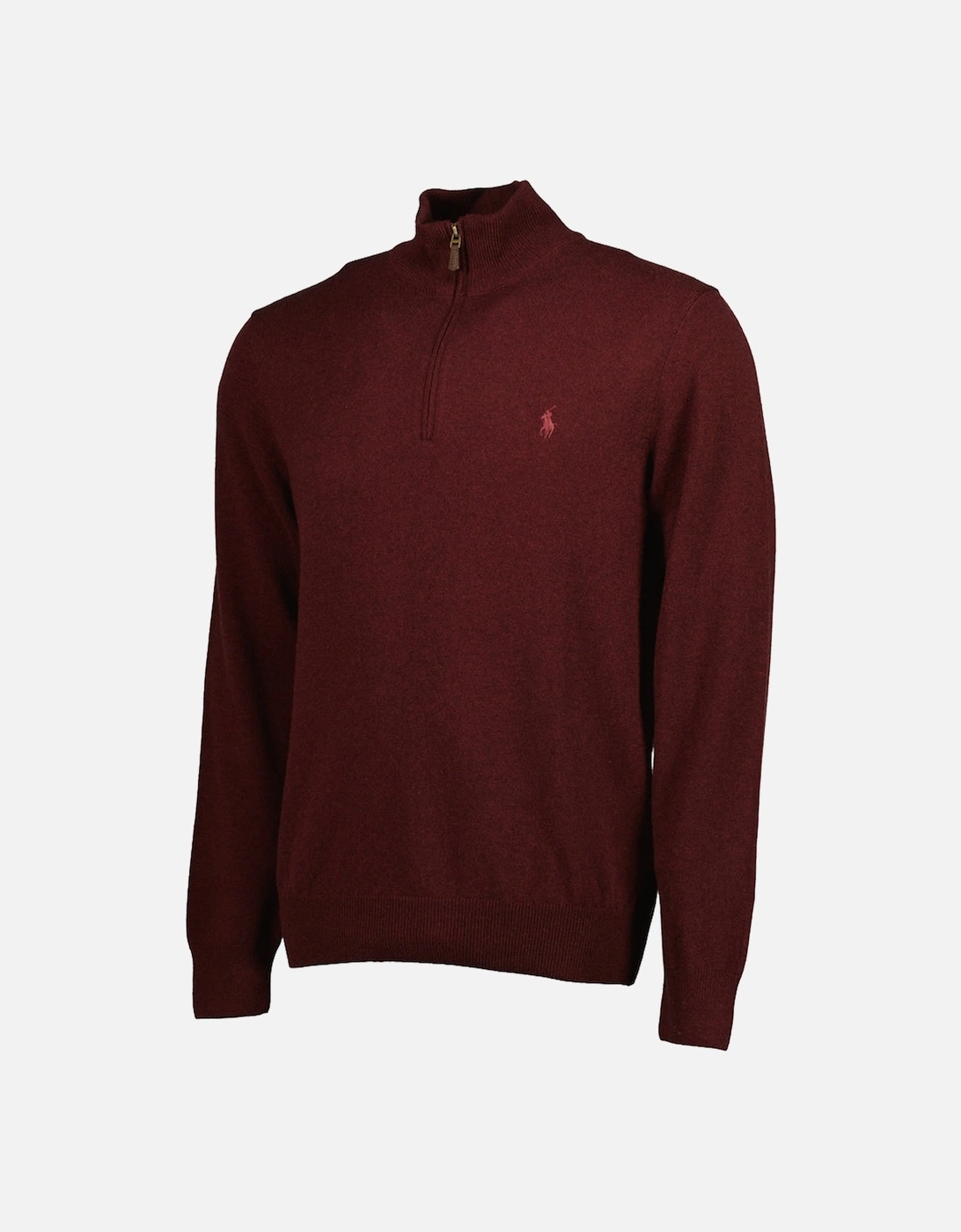 Merino Wool Quarter Zip Jumper